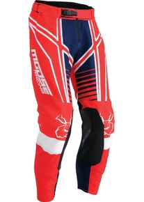Moose Offroad Agroid S25, textile pants , color: Red/Dark Blue/White , size: 30