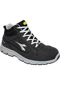 Diadora Utility Run Mid S3S, safety boots unisex , color: Black , size: 47 EU