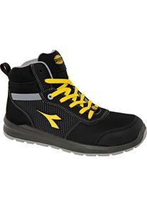 Diadora Utility Speedy Mid S3S, safety boots unisex , color: Black/Yellow , size: 35 EU