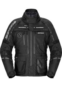 Spidi Hard Track 3, textile jacket H2Out , color: Black , size: L