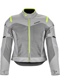 Acerbis Ramsey Vent 2.0, textile jacket women , color: Light Grey/Neon-Yellow , size: M