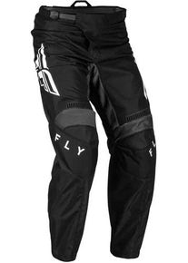 Fly Racing F-16 S23, pantalon en textile , couleur: Noir/Blanc , taille: 30