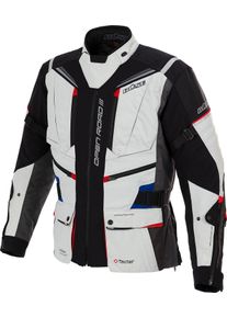 Büse Büse Open Road III, textile jacket waterproof , color: Light Grey/Black/Blue/Red , size: 54
