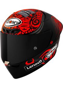 Suomy S1-XR GP Pecco Bagnaia Replica 2024, full face helmet , color: Matt Black/Red , size: XL