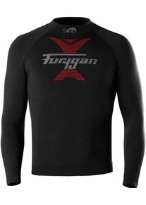 Furygan Active Thermo 37.5, funkcjonalna koszulka , kolor: Czarny/Szary/Czerwony , rozmiar: M-L