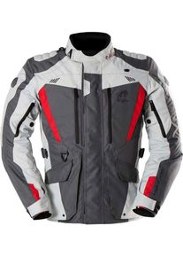 Furygan Apalaches Evo, veste textile imperm&eacute;able , couleur: Gris/Gris Clair/Rouge , taille: XL