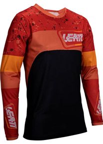 Leatt Moto 4.5 Enduro Burn, camisola , cor: Vermelho/Cor-De-Laranja/Preto , tamanho: L