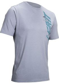Leatt Core S25, t-shirt unisexe , couleur: Gris/Bleu , taille: S