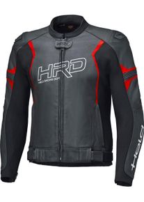 Held Street Rocket 4, veste en cuir perforé , couleur: Noir/Rouge Néon , taille: 52
