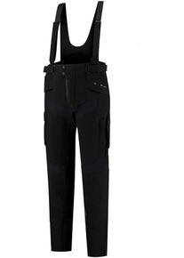 Rusty Stitches Kane, textile pants waterproof , color: Black , size: S