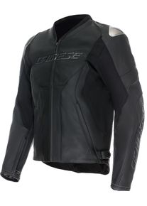 Dainese Racing 5, leather jacket perforated , color: Black , size: 48