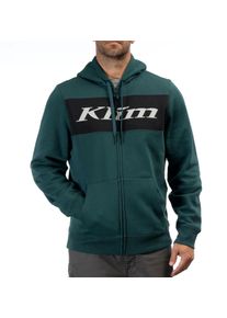 Klim Trailside, casaco com capuz com fecho , cor: Verde Escuro/Preto/Cinzento Claro , tamanho: XXL