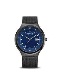 Bering | horloge | Solar | zwart gepolijst/geborsteld | 14442-227