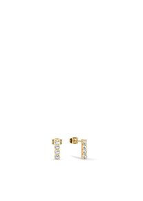 Bering | oorknopje | Arctic Pavé | goud gepolijst | 746-27-05