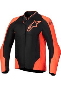 Alpinestars Viper Air V4, textile jacket , color: Neon-Red/Black , size: 3XL