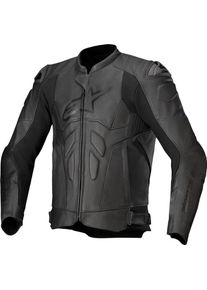 Alpinestars Dusk, giacca in pelle , colore: Nero , dimensione: 54