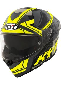 KYT R2R Octane, full face helmet , color: Matt Grey/Black/Yellow , size: XS