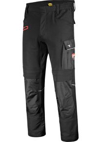 Diadora Utility Ducati Corse Performance, spodnie robocze , kolor: czarny , rozmiar: 3XL