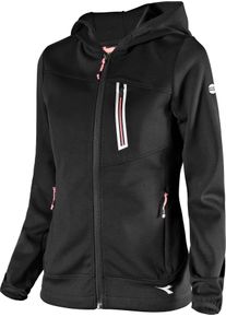 Diadora Utility Athena Ability, werkkleding rits hoodie dames , kleur: zwart , maat: L