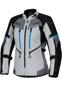 Alpinestars Bogot&aacute; Pro, textile jacket Drystar women , color: Light Grey/Black/Blue , size: S