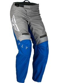 Fly Racing F-16, pantalones textiles , color: Azul/Gris , tamaño: 32