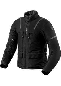 Revit Offtrack 2 H2O, kurtka tekstylna wodoodporna , kolor: czarny , rozmiar: 3XL