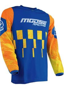 Moose Offroad Qualifier S25, maillot , couleur: Bleu/Orange , taille: S