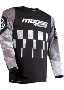 Moose Offroad Qualifier S25, maillot , couleur: Noir/Mauve/Blanc , taille: S