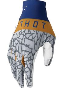 Thor Sportmode Bravo, guanti , colore: Bianco/Blu/Oro , dimensione: L