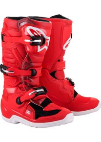 Alpinestars Tech 7S S25, botas juventud , color: Rojo/Negro , tamaño: 8 US