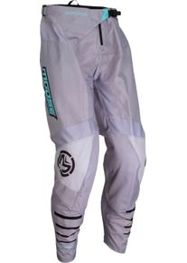 Moose Offroad Qualifier S25, textile pants , color: Grey/Black/Turquoise , size: 30