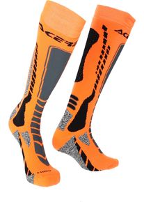 Acerbis MX Pro, chaussettes , couleur: Orange/Noir/Gris , taille: L/XL