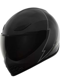 Icon Domain Slabtown, casco integrale , colore: Nero/Grigio Scuro/Carbonio , dimensione: S