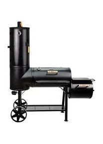 Taino Smoker Chief , Schwarz , Metall , 188x175x65 cm , Grills & Outdoor-Küchen, Holzkohlegrills