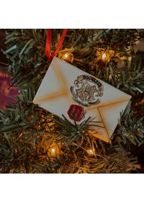 Harry Potter - Decorazione per albero di Natale con lettera di Hogwarts