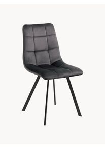Tomasucci Komplet 4 krzeseł Toffee Black 18,4 x 27,3 x 9,5 cm