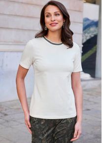Shirt in weiß - Alba Moda