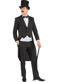 Orlob Tailcoat classique pour hommes en noir