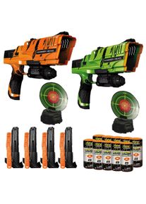 Tek Recon Double Hammer Head Pack : Hammer Head Battlepack & 4x Hammer Head Refill Pack & 10x Ammo 25er Pack NRG-Rounds