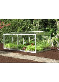 Access Frühbeet Coldframe L Mini-Gewächshaus aus Alu | 3 mm Sicherheitsglas | freistehend | B121xL183cm | 25 Jahre Garantie | hochwertiges...