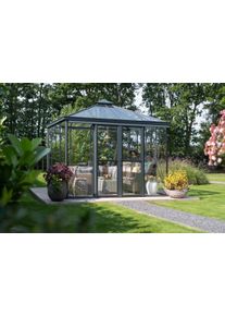 Pyra 309 Alu-Gewächshaus | 4 mm Sicherheitsglas | ab B309xL309cm | Pulverlackiert | 12 Jahre Garantie | hochwertiges Gewächshaus