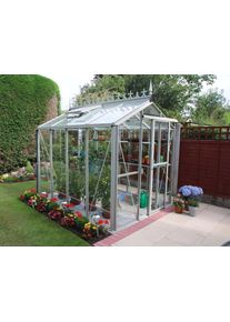 Robinsons Regent Alu-Gewächshaus | 4 mm Sicherheitsglas | ab B197xL201cm | Alu Blank oder Pulverlackiert | 10 Jahre Garantie | hochwertiges...