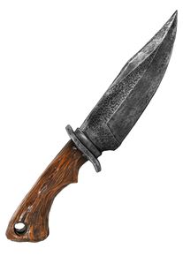 Coltello - Coltello Bowie color metallo (32 cm) arma imbottita