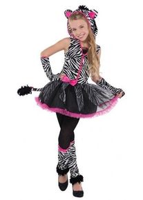 Amscan Sweet ballerina zebra costume for girls