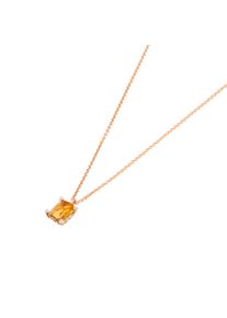 Ponte Vecchio Gioielli Iris necklace - CP1764CPY - in 750 yellow gold with gemstones (0.81 carat)