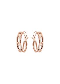 BRONZALLURE Purezza hoop earrings - WSBZ01975.R - made of bronze (rose gold-plated)