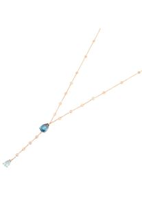 Ponte Vecchio Gioielli Iris necklace - CG1930SPR-53 - in 750 rose gold with gemstones (2.94 carats)