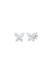 Diamond stud earrings 2x 0.3 ct (G/SI1) in 750 White gold