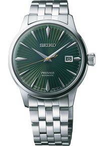 Seiko Presage Automatic 40mm - SRPE15J1 - Men's watch with green dial and stainless steel bracelet
