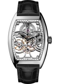 Franck Muller Cintrée Curvex manual winding 39.6 x 55.4 x 9.9mm - 8880BS6SQTPTALLBK - Mens watch with alligator leather strap